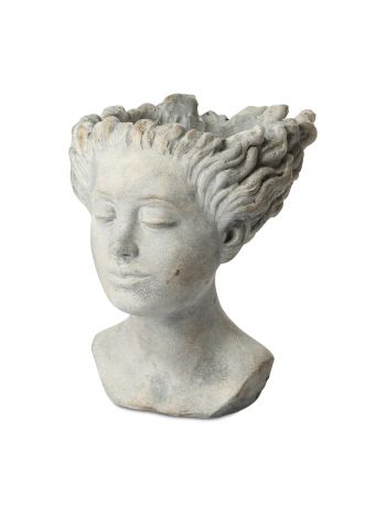 Mellszobor kaspó kifutó hajjal