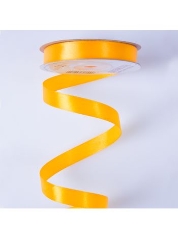 Szatén szalag 12mm x 22.86m - Sötét citromsárga
