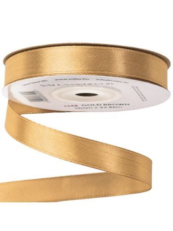 Szatén szalag 12mm x 22.86m - Aranybarna 12mm x 22.86m 1348