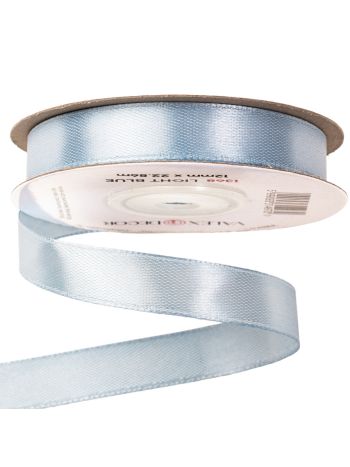 Szatén szalag 12mm x 22.86m - Világoskék 12mm x 22.86m (25yard) 1368