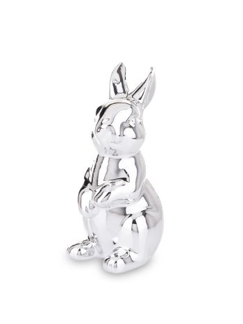 NYÚL FIGURA EZÜST 144587 15x7x8