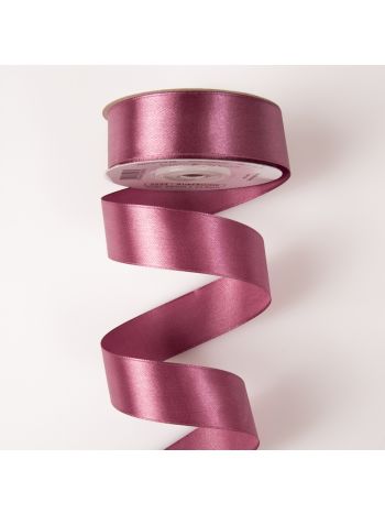 Szatén szalag 25mm x 22.86m - Padlizsánlila