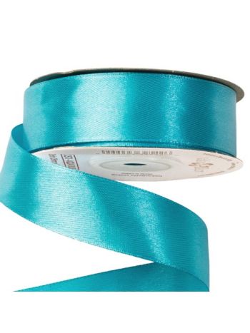 Szatén szalag 25mm x 22.86m - Aqua kék
