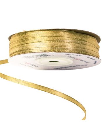 Szatén szalag 3mm x 91.44m - Arany 3mm x 91.44m  (100yard) 3012