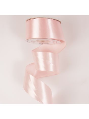 Szatén szalag 38mm x 22.86m - Púder rózsaszín