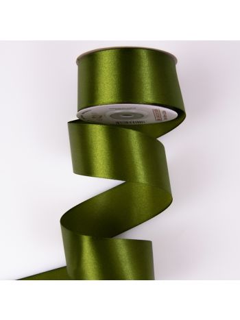 Szatén szalag 38mm x 22.86m - Olivazöld