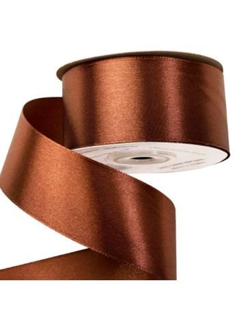 Szatén szalag 38mm x 22.86m - Sötétbarna 38mm x 22.86m (25yard) 3893