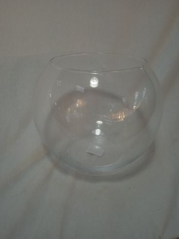 1730/24 Gömbváza Okima világos H21 ¤24cm