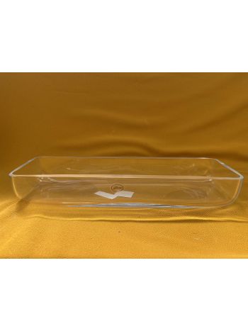 548/40 Üveg tál hosszúkás 40x12cm H6