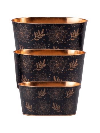 Fém kaspó 3 225x155x130