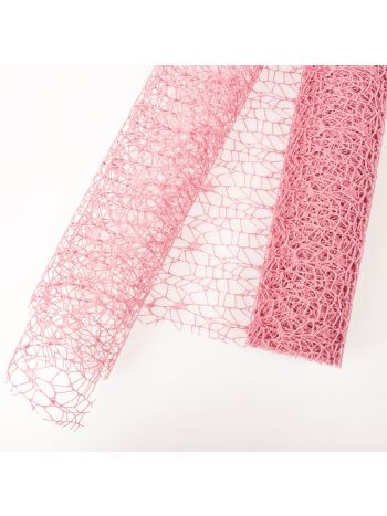Star Net 50cm x 4.5m - Őszi rózsaszín