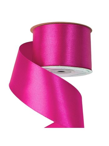 Szatén szalag 50mm x 22.86m - Sötét rózsaszín