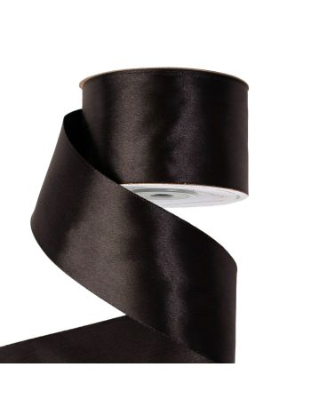 Szatén szalag 50mm x 22.86m - Fekete
