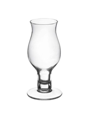 Kehely talppal üveg 16x7 cm átlátszó