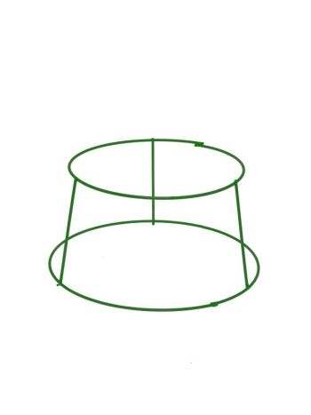 Koszorúalap fém 2/20 zöld S/10 1-5 kg
