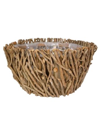 Kaspó ültethető fa 43x20 cm natúr