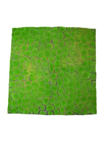 Selyemvirág mohaszőnyeg 100x100 cm világoszöld