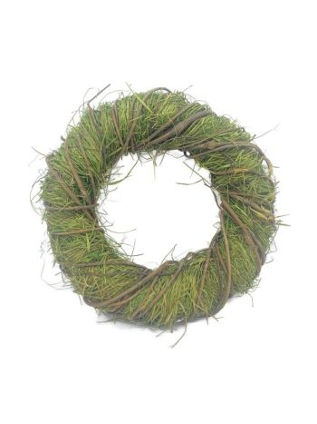 Koszorú szalma 30 cm világoszöld