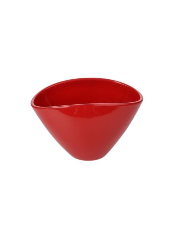 Ovum kerámia kaspó piros 20cm