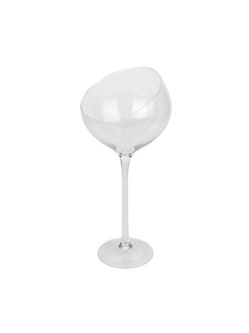 csapott tetejű gömb alakú dekorációs üveg pohár 22x50cm