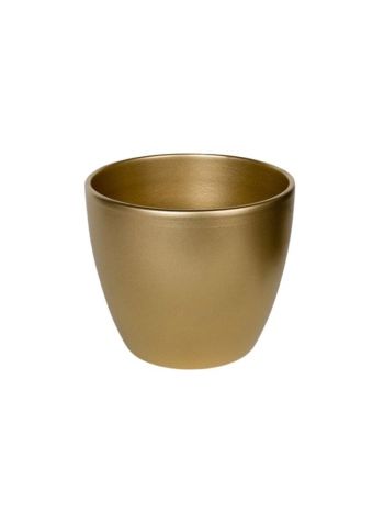 Base kerámia kaspó arany 8cm