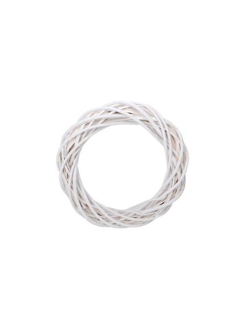 fonott koszorúalap fehér25x5cm