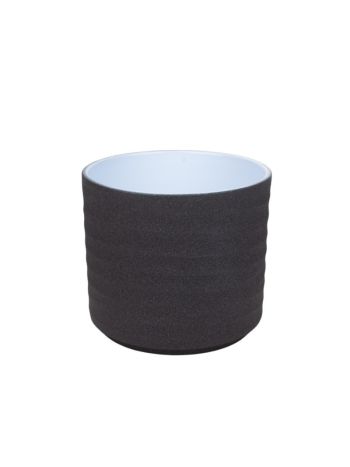 érdes felületű Wave hengerkaspó grafit 13cm