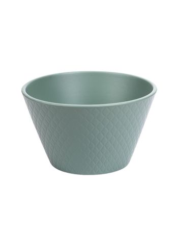 Harlekin kerámia tál matt zsályazöld 18cm
