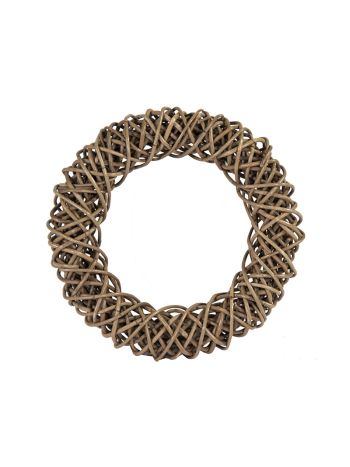 rattan koszorú barna 60x10cm
