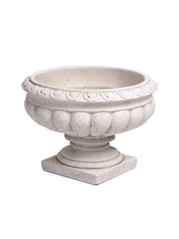 Hera rusztikus kő ültetőtál szürke 26-5x19-5cm