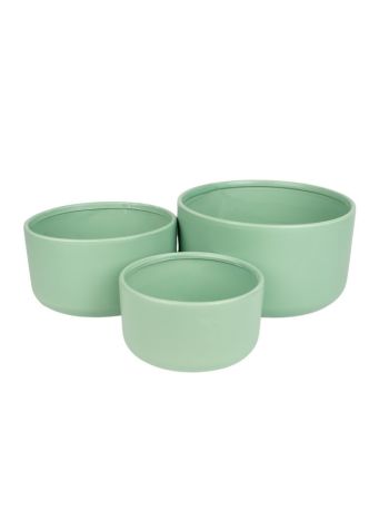 Halle kerámia tál szett menta 30x16-5cm S3