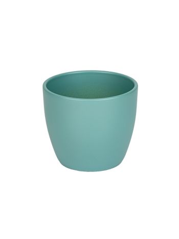 Base kerámia kaspó zöldeskék 11cm