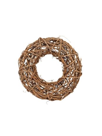 natúr vessző koszorúalap barna 41x10cm