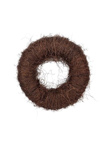 Zane vessző koszorúalap barna 51x13cm