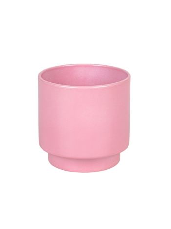 Milo kerámia kaspó fényes rózsaszín 12cm