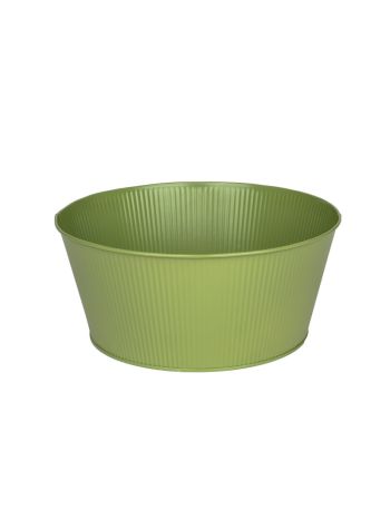 Astana fém ültetőtál olivazöld 27-5x12-2cm