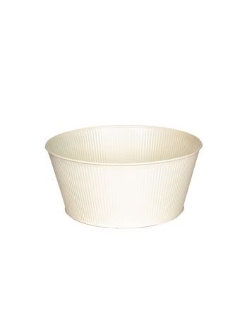 Astana fém ültetőtál krém 22x10cm