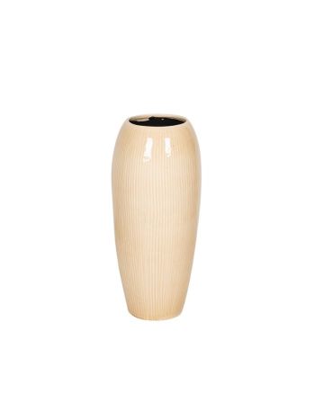 Saxon kerámia váza vajsárga 33x80cm