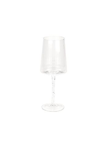 dekorációs üveg borospohár 8-5x22-5cm