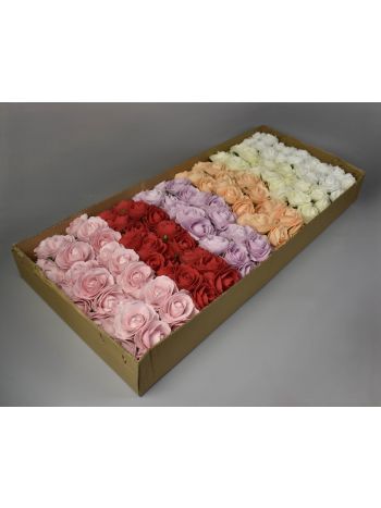Polifoam boglárka fodros 5-5cm mix Z163 6szál/cs