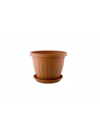 Virágcserép + Alátét Venecia 17cm Terra (24/#_2304/rkl)