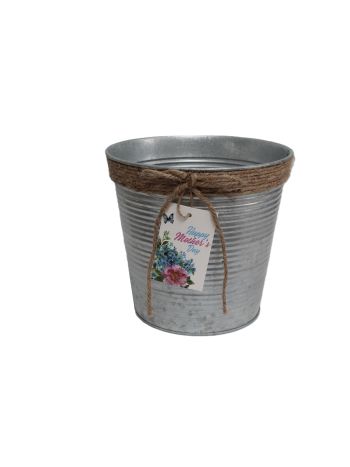 Bádog Kaspó Anyáknapi 140-B-530/M - D19*18H*D14cm (60/#)