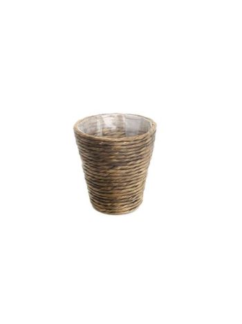 (Rattan) Kaspó Vizililiom Kerek Mix 04-99/KEREK - Dia15*H16cm D120/S60