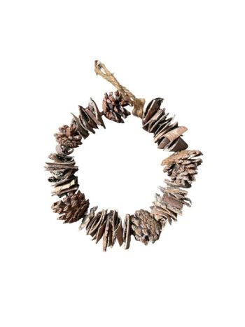  Koszorúalap/ Ajtódísz Lapos A-88-6 - D22*H5cm (20/#)