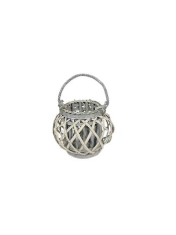 Mécsestartó Szürke 90-M-8/SZÜRKE - D15/23*H18cm (12/#)