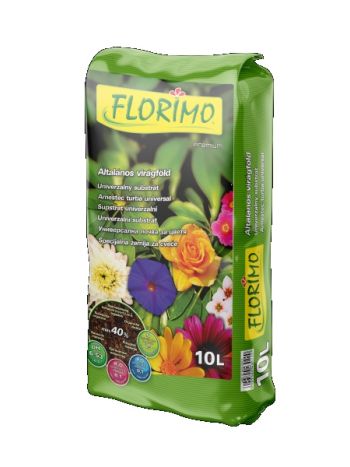 FLORIMO általános virágföld 10 l 216db/raklap