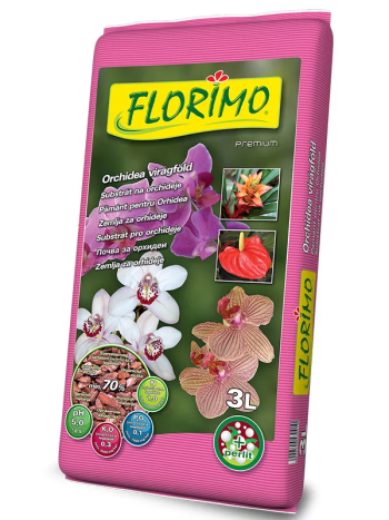 FLORIMO orchidea virágföld 3 l 600db/raklap