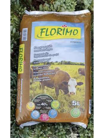 FLORIMO Komposztált marhatrágya 5L