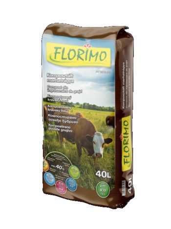 FLORIMO komposztált marhatrágya 40 l 48db/raklap