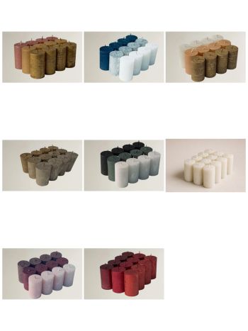 Rusztikus-metál henger 50x90mm 12db/cs.  5999544213678